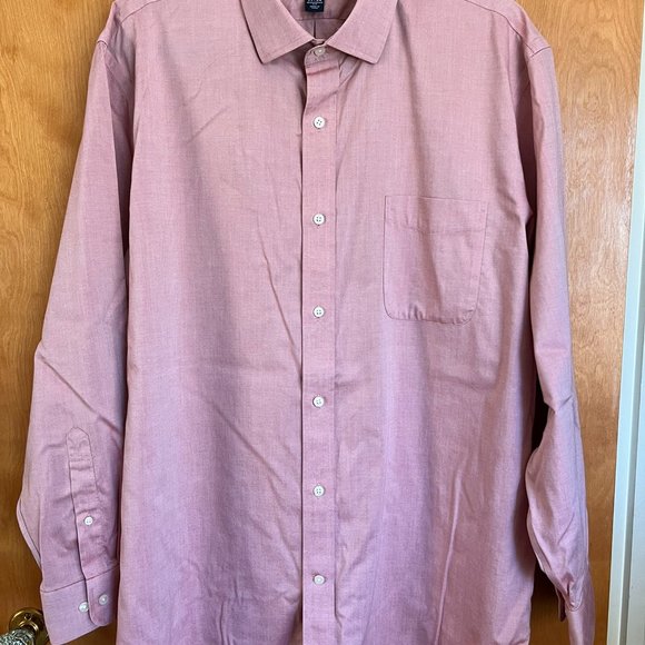 Nearly New! No Iron Supima Cotton Collared Shirt // Lands' End Men's Size XL - Picture 2 of 7